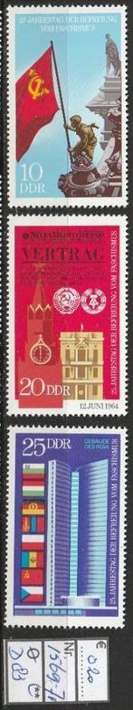 DDR Bevrijding Fascisme Michel 1569-71 Nr.D83p, Verzenden, DDR, Postfris
