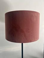 Roze velvet lampenkap, Ophalen, Zo goed als nieuw, Metaal, 100 tot 150 cm