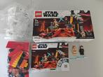 Lego Star Wars 75269 Duel on Mustafar compleet, Ophalen of Verzenden, Zo goed als nieuw, Complete set, Lego