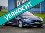 Tesla Model S 75D Base|Autopilot|Luchtvering|Panoramadak, Gebruikt, Zwart, Leder en Stof, Origineel Nederlands