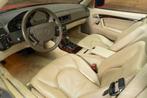 Mercedes-Benz SL320 | 2 Eigenaren | Dealer Onderhouden | 199, Auto's, Achterwielaandrijving, Beige, Cabriolet, Bedrijf