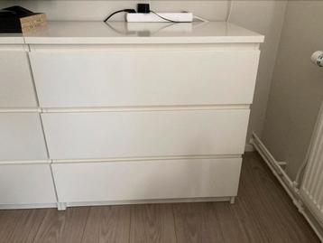 IKEA Malm 3 ladekast wit