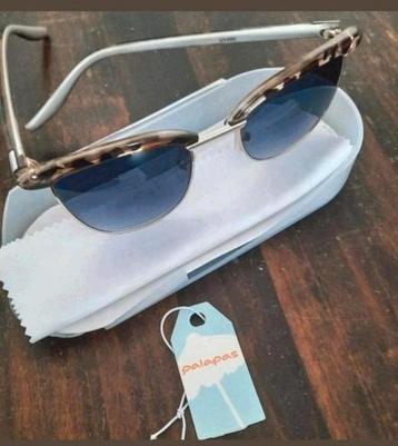 Retro bruine tortoise zonnebril met paarse glazen  beschikbaar voor biedingen