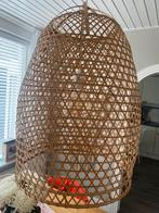 Prachrig mooie bamboe lamp van Karwei, Ophalen, Bruin, Ibiza Boho, Rond