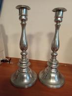 Metalen Kaarsenstandaard met Ronde Voet, Ophalen of Verzenden, Metaal, Minder dan 25 cm