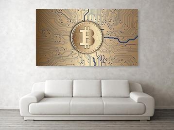 Bitcoin 183x103cm Schilderij Alu Dibond Art Crypto beschikbaar voor biedingen