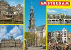 Ansichtkaart	Amsterdam	5-luik, Verzamelen, Verzenden, 1980 tot heden, Gelopen, Noord-Holland