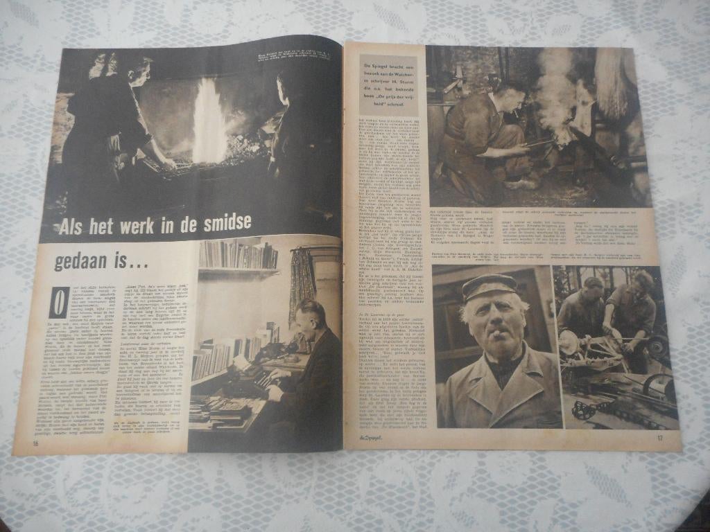 Walcheren. H. Sturm. Smid. Schrijver. 1956., Verzamelen, Ophalen of Verzenden, 1940 tot 1960, Nederland, Knipsel(s)