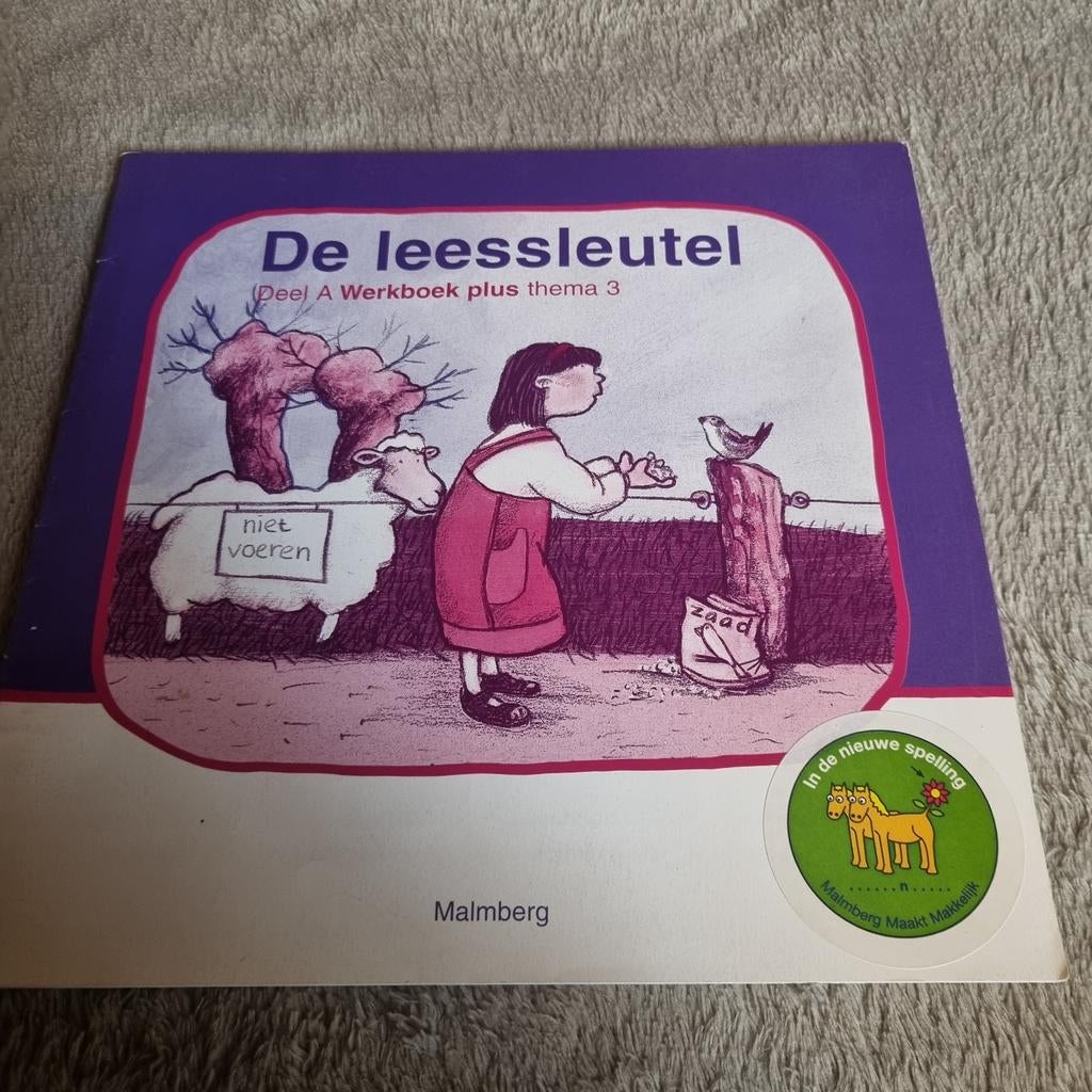 Groep 3 Leessleutel Werkboek Plus Thema 3, Ophalen of Verzenden, Zo goed als nieuw, Malmberg