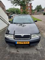 Skoda Octavia 1.8 Combi 20V 110KW 2004 Zwart, 4 cilinders, Zwart, Origineel Nederlands, Handgeschakeld