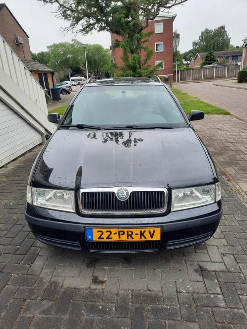 Skoda Octavia 1.8 Combi 20V 110KW 2004 Zwart, Auto's, Skoda, Particulier, Octavia, Benzine, D, Hatchback, Handgeschakeld, Origineel Nederlands