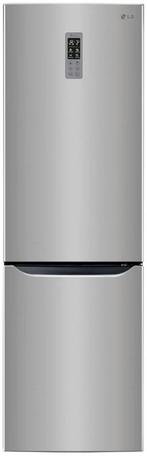 LG koel-vriescombinatie in roestvrij staal, Huis en Inrichting, Keuken | Keukenelementen, Ophalen, Gebruikt, Overige kleuren, 50 tot 100 cm