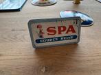 Vintage SPA Reclame bordje - L'eau qui pétille, Verzamelen, Merken en Reclamevoorwerpen, Ophalen of Verzenden, Gebruikt, Reclamebord