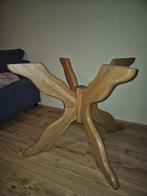 Houten tafelpoot, geschuurd en gelakt, Ophalen, Tafelpoot, Eikenhout, Minder dan 50 cm