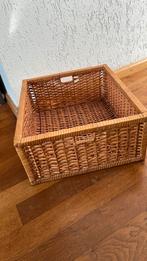 Rotan  krant /tijdschriften mand, Ophalen of Verzenden, Zo goed als nieuw, Rond, Riet