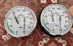 2x nieuwe retro saunahygro- & thermometers - SUNDO, Audio, Tv en Foto, Weerstations en Barometers, Ophalen of Verzenden, Zo goed als nieuw