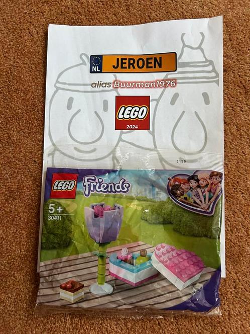 Lego 30411 Friends: Snoepdoos en Bloem (polybag) NIEUW, Kinderen en Baby's, Speelgoed | Duplo en Lego, Nieuw, Lego, Complete set