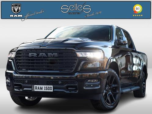Dodge Ram 1500 2025 3.0L HURRICANE LARAMIE Night | BPM VRIJ, Auto's, Dodge, Bedrijf, Te koop, RAM 1500, 4x4, ABS, Achteruitrijcamera