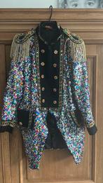 Glitter carnavaljas met extra knopen, Carnaval, Overige maten, Ophalen of Verzenden, Zo goed als nieuw