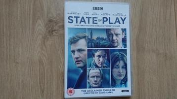 State Of Play - BBC politiek thriller 2 DVD's Als Nieuw  beschikbaar voor biedingen
