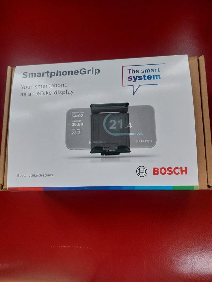 Bosch Smartfoon Grip / telefoonhouder, Fietsen en Brommers, Fietsaccessoires | Fietscomputers, Nieuw, Draadloos, Ophalen of Verzenden