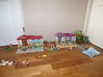 Playmobil boerderij/stallen/dierenartspraktijk/boshuis ZGAN!, Ophalen of Verzenden, Zo goed als nieuw, Complete set