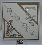 Geborduurde wenskaarten Condoleance, Nieuw, Natuur, Info@sparklecrafts.nl, Ophalen of Verzenden