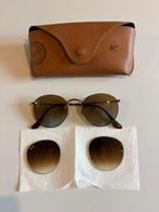 RayBan Round Metal 50-21 145 2n / RB3347-N, Ophalen of Verzenden, Zo goed als nieuw, Bruin, Ray-Ban