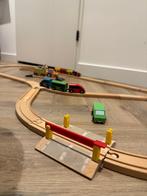 Heel goed 52x houten trein set Ikea Janod Brio rails spoor b, Kinderen en Baby's, Verzenden, Zo goed als nieuw, Overige typen