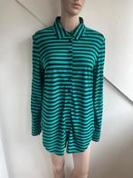 Studio Anneloes travelstof poppy blouse mt 40 groen zwart, Maat 38/40 (M), Studio Anneloes, Ophalen of Verzenden, Zo goed als nieuw