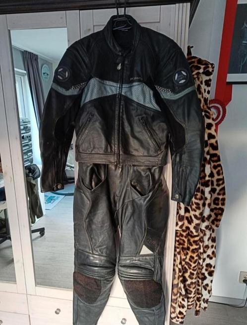 Leren motorpak heren, Motoren, Kleding | Motorkleding, Combipak, Heren, Tweedehands, Ophalen of Verzenden