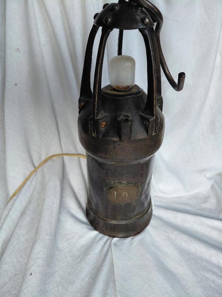 mijnlamp mijnwerkerslamp, Antiek en Kunst, Antiek | Lampen, Ophalen
