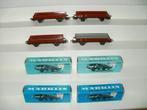 4x Marklin HO plattebakwagon no 4503 met ovp., Wisselstroom, Gebruikt, Verzenden, Wagon