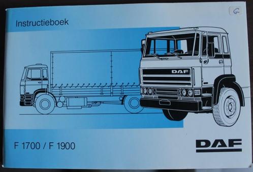 Daf truck F 1700 / F 1900 instructieboekje, Auto diversen, Handleidingen en Instructieboekjes, Ophalen of Verzenden