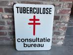 Emaille tuberculose consultatie bureau reclamebord, Antiek en Kunst, Ophalen of Verzenden