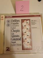 Delibes, Chopin, Gounod - Balletmuziek - Philips Classics, Ophalen of Verzenden, Romantiek, Zo goed als nieuw, Orkest of Ballet