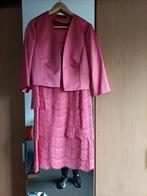 Roze jurk met jasje - Maat 42/44 (L), N/A, Ophalen of Verzenden, Zo goed als nieuw, Kleding