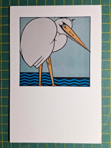 Willem van Leusden - Wandplaat De Reiger, 1920 beschikbaar voor biedingen