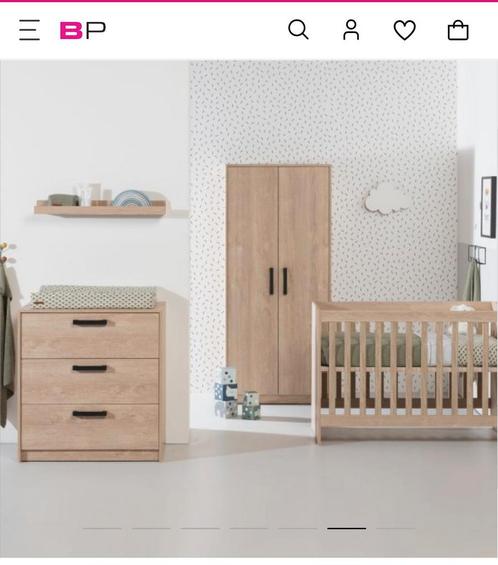 Kinderkamer Ledikant, Kast, Commode en Wandplank 'Nova', Kinderen en Baby's, Kinderkamer | Complete kinderkamers, Gebruikt, Jongetje of Meisje