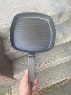 Pannen, Huis en Inrichting, Keuken | Potten en Pannen, Ophalen of Verzenden, Gebruikt, Rvs, Pannenset