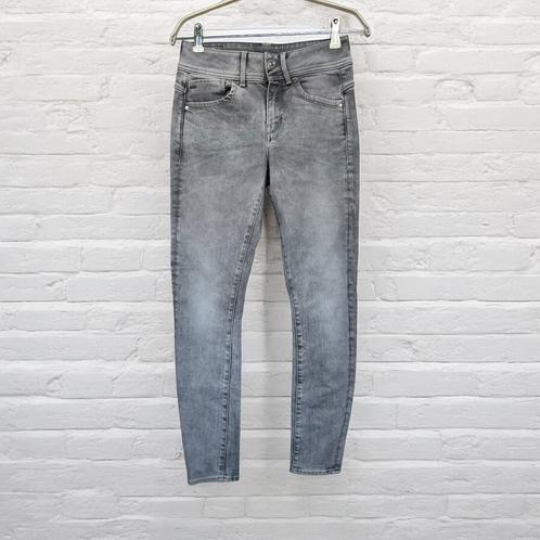 G-Star RAW Jeans W26 L30 Licht Grijs Lynn Mid Rise Skinny, Kleding | Dames, Spijkerbroeken en Jeans, Zo goed als nieuw, W27 (confectie 34) of kleiner