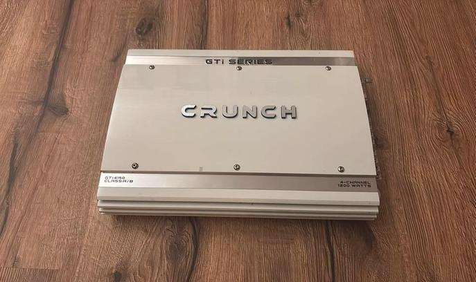 Crunch GTi 4150 4-kanaals versterker, Auto diversen, Autospeakers, Nieuw, Ophalen of Verzenden