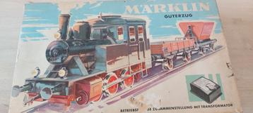 Märklin DB beginnersset loc, 2 wagens, rails en trafo ovp beschikbaar voor biedingen