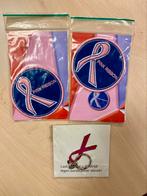 2 Pink Ribbon badges, 1 Pink Ribbon sleutelhanger, Ophalen of Verzenden, Nieuw