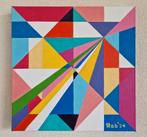 schilderij op doek met acryl, zelf geschilderd, Sint/Kerst?, Ophalen