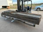 Hardhouten Vlonderplanken Vlonder Planken 33m2, Ophalen, Gebruikt, Hout