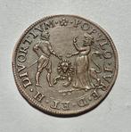 Rekenpenning Dordrecht 1583 Het volk verwerpt de Tiran, Postzegels en Munten, Penningen en Medailles, Ophalen of Verzenden, Overige materialen