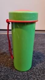 Tupperware Schoolbeker Groen/Rood, Ophalen of Verzenden, Gebruikt, Rood, Beker of Kan