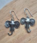 Zilveren oorhangers Olifant, Sieraden, Tassen en Uiterlijk, Oorbellen, Hangers, Nieuw, Ophalen of Verzenden, Zilver