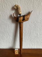 Antiek Javaanse Indonesische kris pusaka in houten schede, Ophalen of Verzenden